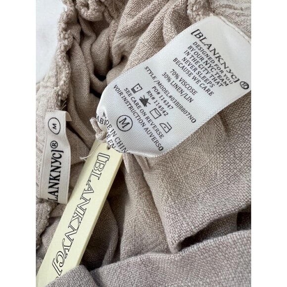 NWT BLANKNYC Size M AWAY FROM HERE SHORT  beige color MSRP $68 - Picture 8 of 11